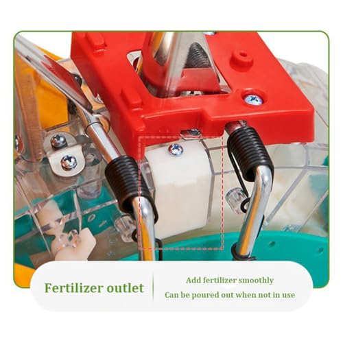 Sembradora de Jardín Manual con 8 Boquillas y Doble Tolva miniatura 5