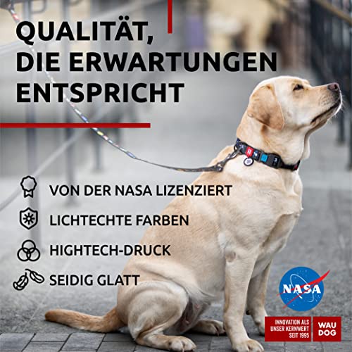 Hundehalsbänder für Jungen und Mädchen, Nylon große Hunde, extra großes Hundehalsband, Frauen, strapazierfähig (NASA, 35,8 cm – 55,9 Halsumfang)