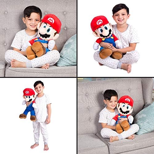 Franco Kids Bedding Plush Cuddle Pillow Buddy, One Size, Super Mario 5 51oUsv1CwQL. AC