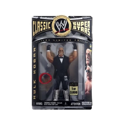 WWE - Hulk Hogan - Limited Edition - 1 of 3000 - Toyfare Exclusive Figure - Rare - Collector Series - Mint - New - Collectible - Out of Production - (L) by Jakks Pacific