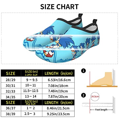 Dlzzh Water Shoes For Boy Girl Quick-Dry Aqua Socks Swim Beach Yuga Exercise Wear Sport Pool Camping Must Haves Youth Size-Style-02-2.5-3 Big Kid #TOP5