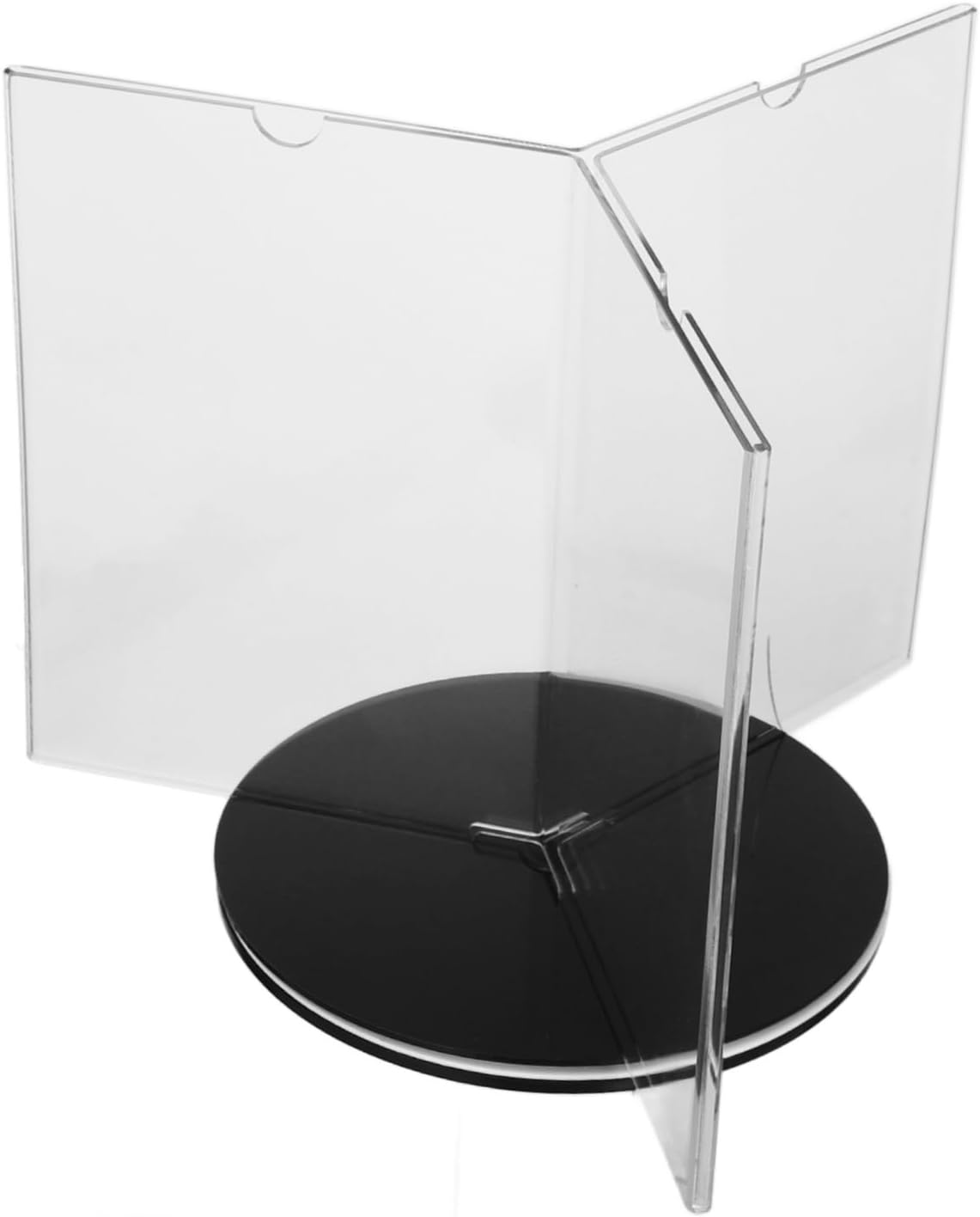 Stable Base Menu Holder Sign Acrylic Menu Display Stands for Restaurant Vertical Sign Holder