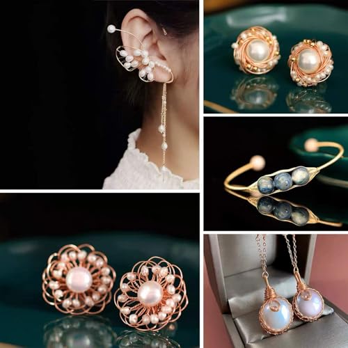 POPOYU 50m Aluminiumdraht,Basteldraht 1mm,Basteldraht Silber,Basteldraht Dünn,Metalldraht Skulptur,Basteldraht Aluminiumdraht Zum für Herstellung Bastelarbeiten,Bindedraht Skulpturen,Champagnergold