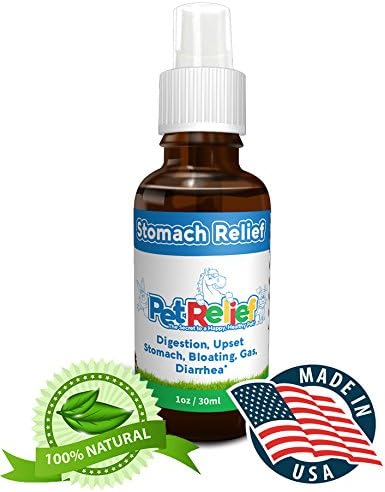 PET RELIEF Dog Upset Stomach, Bloat and Gas Relief for Dogs, Natural Stomach Relief,! 30ml Dog Farts, Digestion, Sensitive Stomach Relief Spray, No Side Effects! Made in USA