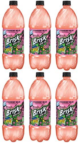 Brisk Iced Tea Strawberry Melon, 33.8 fl oz, 6 bottles - Thumbnail 4