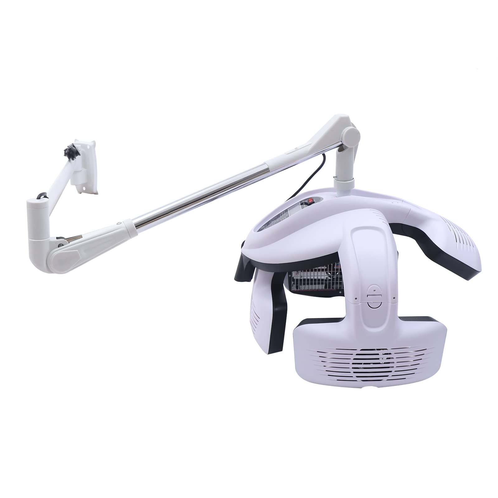 Hair Color Processor Wall Mount, 1250W Wall Mounted Hair Dryer for Salon with Swivel Arm and LED, Hair Drying Machine Hooded Hair Dryer, Spa Barber Hair Color Processor Heater Machine