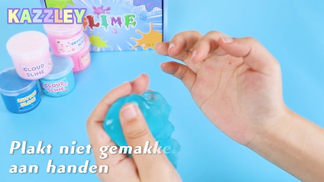 Kazzley Kit Slime 6 Pack – 3 Textures : Cloud, Butter Et Clear Slime – Avec Charms Licorne Et Axolotl – Cadeau Anti-stress Pour Filles Et Garçons
