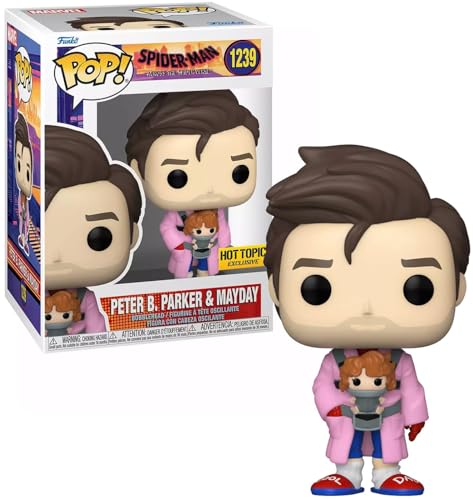 Funko Marvel Spider- Man Spider - Bath Peter Parker y Mayday Figure Pop!Marvel (Modelo Exclusivo de Tema Caliente)