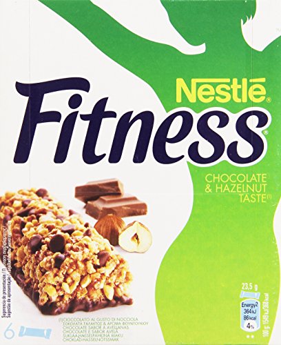 Nestle Fitness Bars Chocolate & Hazelnut Taste 141g (6 Bars x 23.5g) Fresh