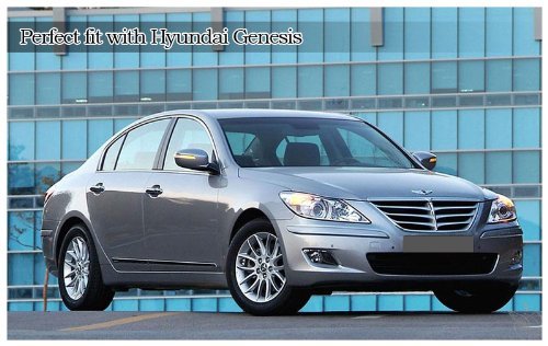 Hyundai Motors Genuine New Front Wing Hood Bonnet Emblem 18.4Cm(7.2") 1-Pc For 2011 2012 2013 Hyundai Genesis Sedan #TOP3