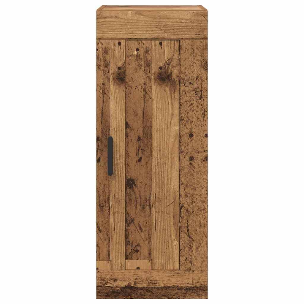 Armadio da parete effetto legno anticato, 34,5 x 34 x 90 cm, 1