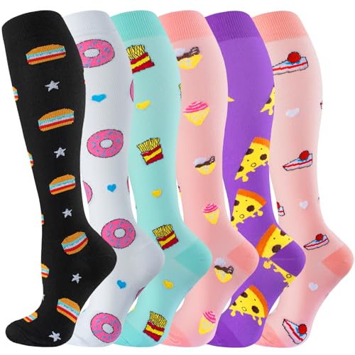 Image of bropite Compression Socks for Women &Men Circulation-Support Knee High Socks 20-30 mmhg-Best for Running,Medical,Nurse,Travel