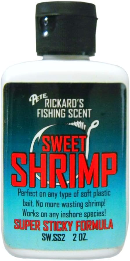 Pete Rickard's Saltwater Sweet Shrimp Fishing Scent Attractant Inshore Fish Bait
