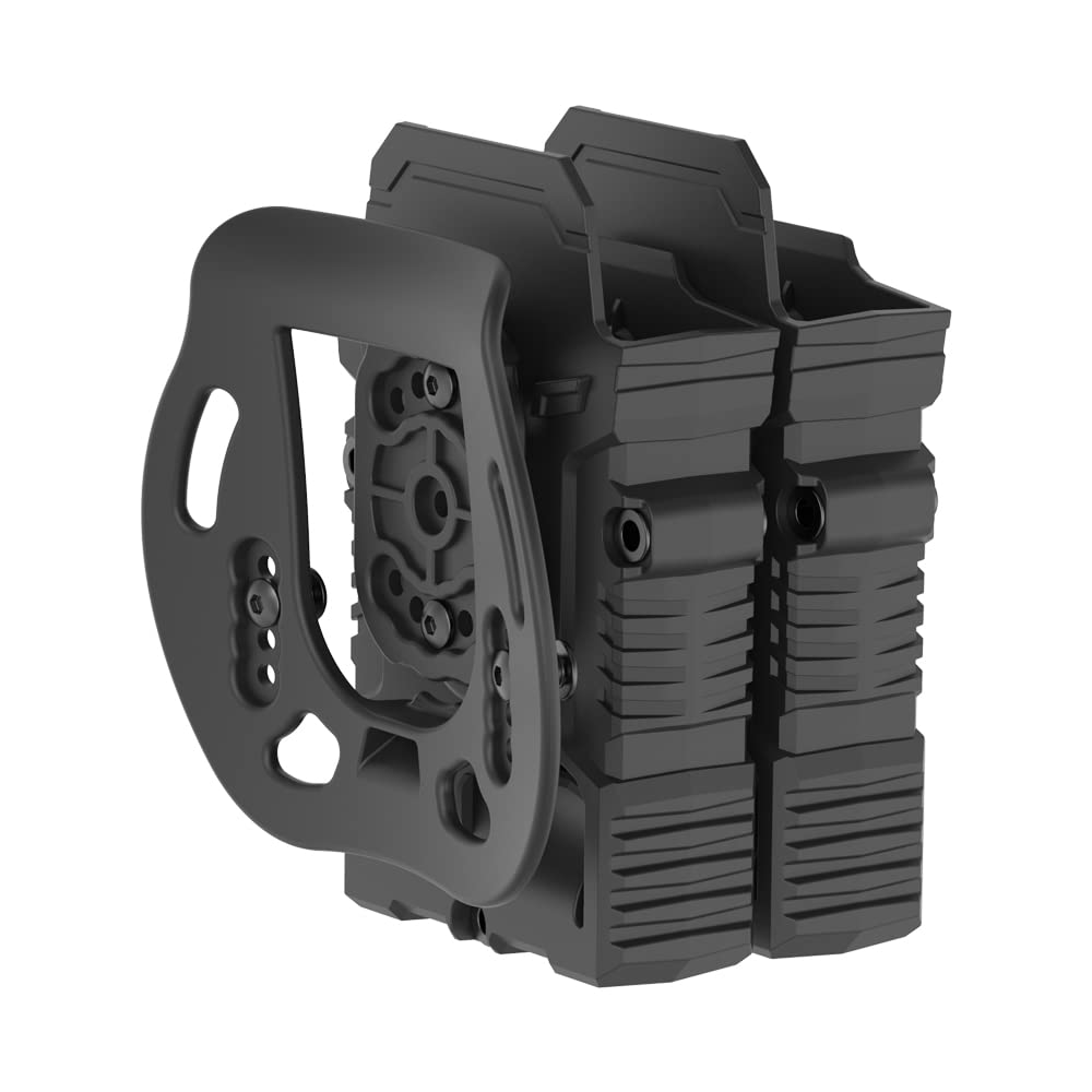 Double ar15 Mag Pouch Paddle M4 M16 Double Magazine Holder Polymer Dual Stack Mags Omitac Magazine Holder