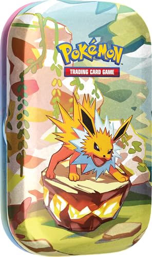 Pokémon: Mini-boîte Écarlate et Violet – Évolutions Prismatiques – Voltali du JCC Pokémon (2 boosters et 1 pièce)