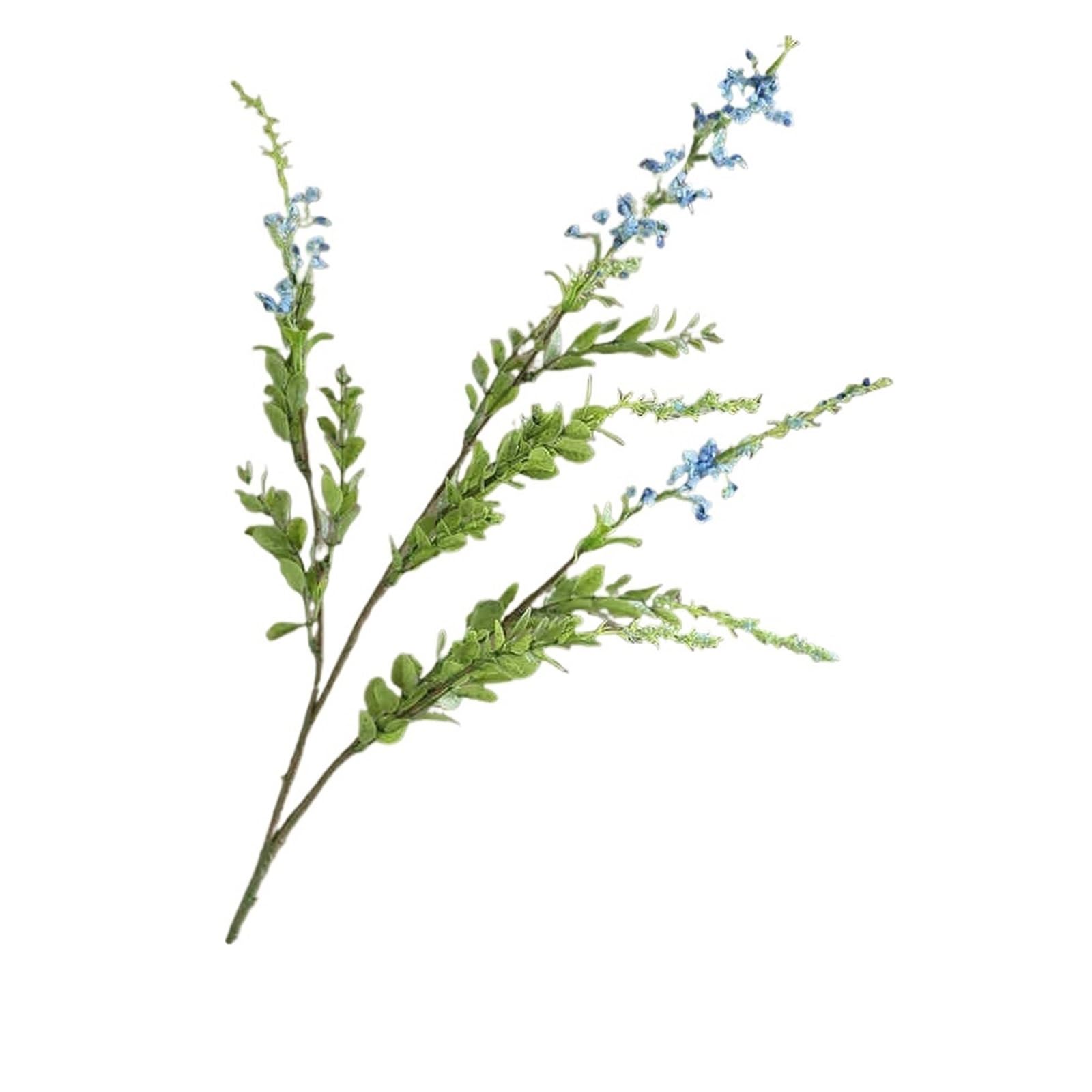Casetlong 5Pcs Artificial Flower For Home Decoration Bouquet Party Wedding Floral Ornaments(Blue)