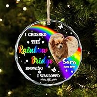 Décoration Saint-Bernard En Cristal, Boule De Noël Personnalisée Avec Photo, Décoration à Accrocher Avec Chien, Décoration De Noël, Médaillon De Sapin De Noël - France