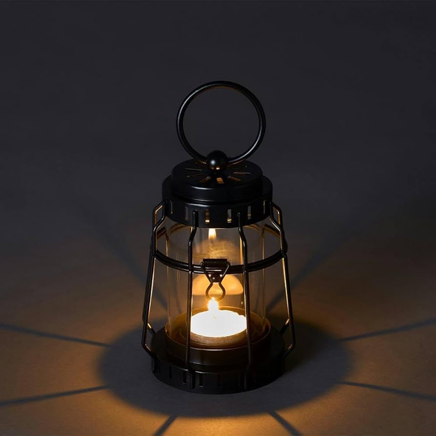 Amazon.co.jp: カインズ(CAINZ) キャンドルランタン ブラック