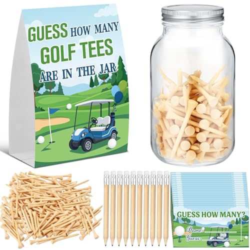 Glimin 162 Pcs Golf Party Games Guess How Many Golf