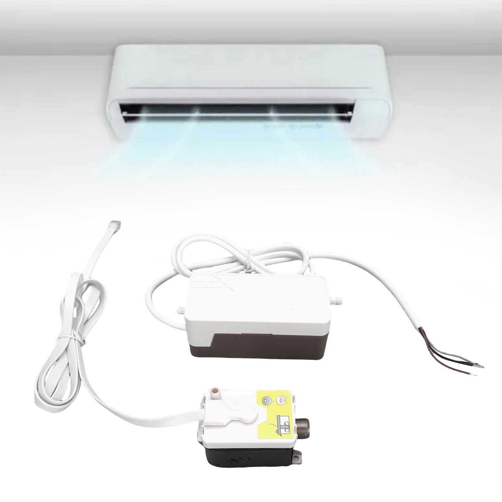 FTVOGUE Pompa Compatta per Trasferimento Acqua, Livello di Rumore 19dB | Efficiente dal punto di vista energetico, adatto per unità A/C e riscaldatori elettrici