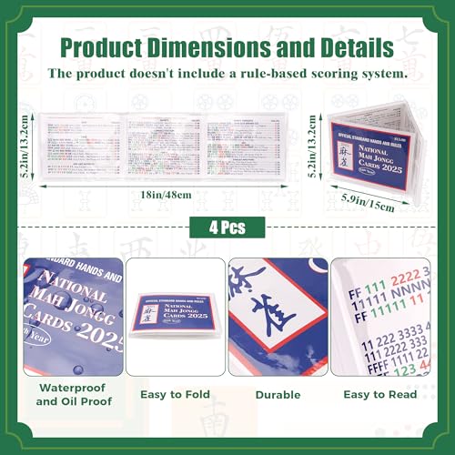 Set 4 Forros y 4 Buscadores para Mahjong miniatura 2