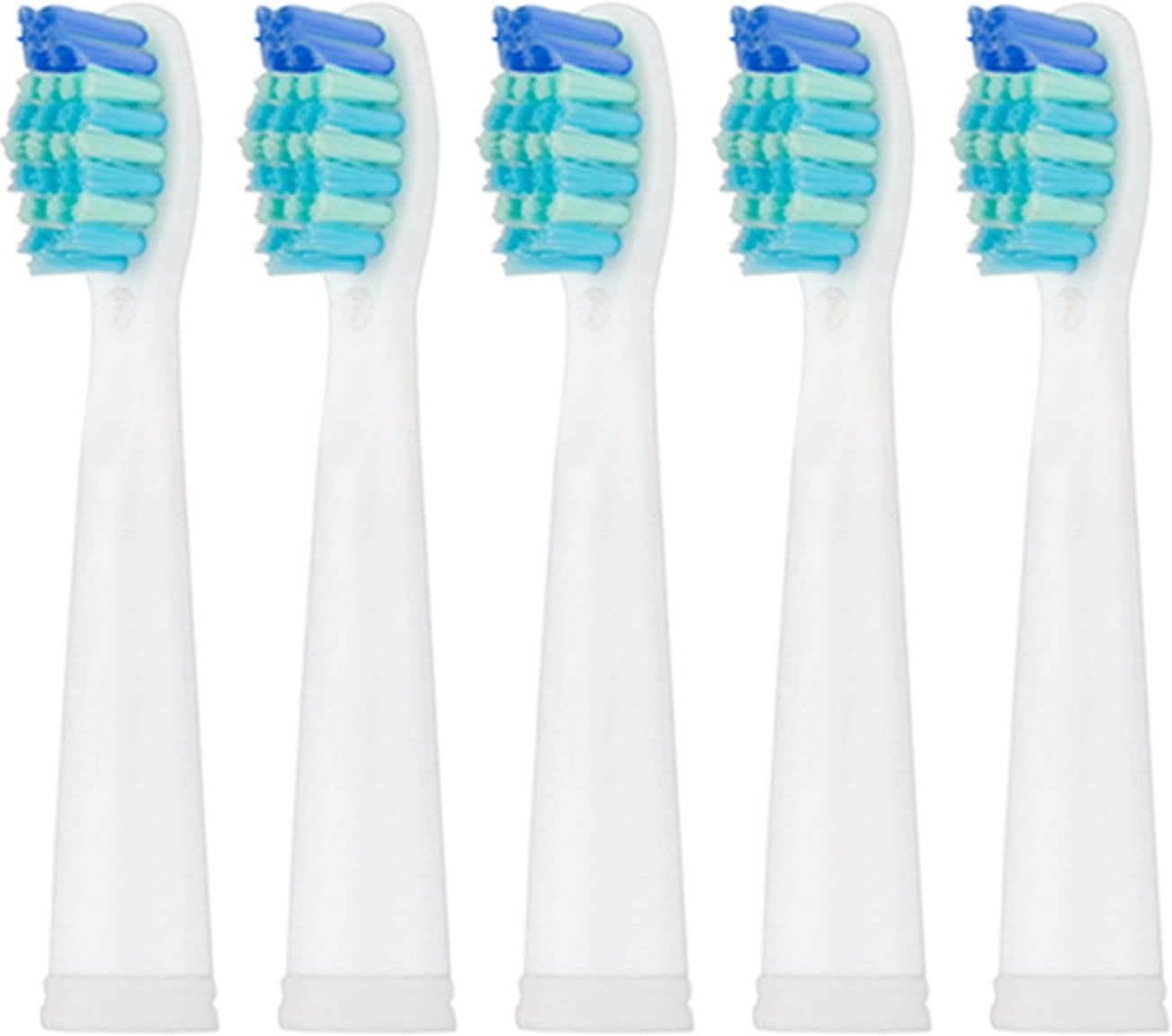 Brochas de repuesto para Fairywill D7/D8/FW507/FW508/FW551/FW2011/FW917/FW959/FW515/Seago SG E9 - Cepillo de dientes eléctrico (cerdas blancas)