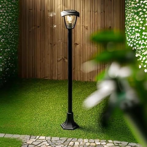 CGC Lighting Lara Black Solar Post Light Cover