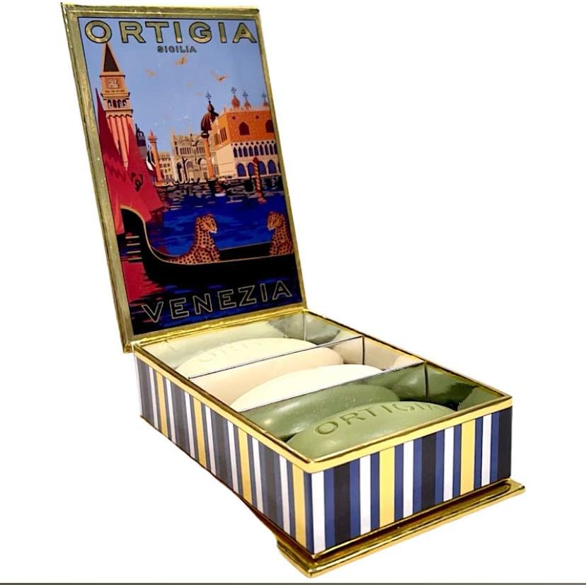 Amazon.com : ORTIGIA City Box Venezia Soap Set : Beauty & Personal