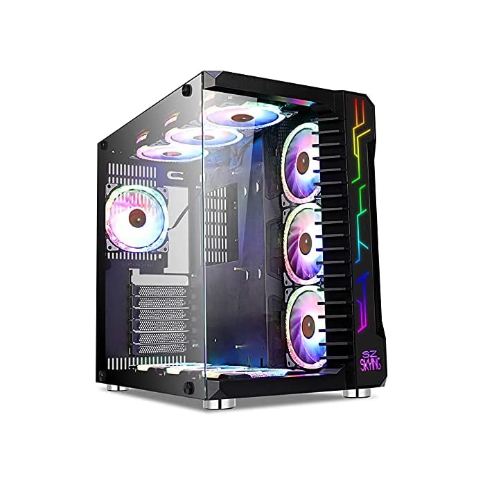 Buy SZSKYING Gaming pc Case ATX Computer Game mid Tower 3.0 USB