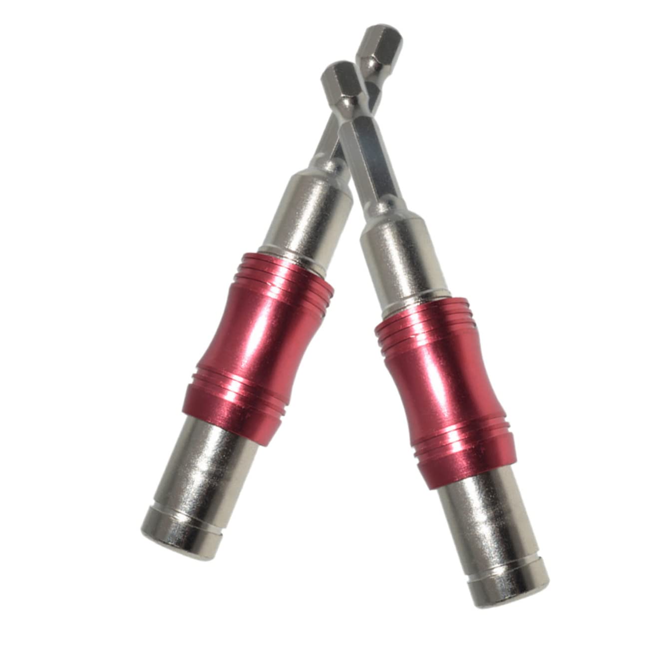 HOMSFOU 6 pezzi Portainserti Magnetico Pivotante con Prolunga Flessibile per Trapano Angolabile per Spazi Stretti e Giunzione Rapida per Punte Avvitatore