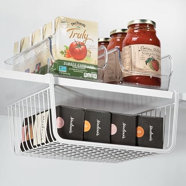 InterDesign iDesign Pantry Bin for Kitchen or Cabinet Storage - Set of 4 - Clear