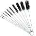 HappyGo 10 Set Straw Cleaning Brush Nylon Tube Brush for Bottle, Gun, Cell Phone, Jewelry, Keyboard Cleaning