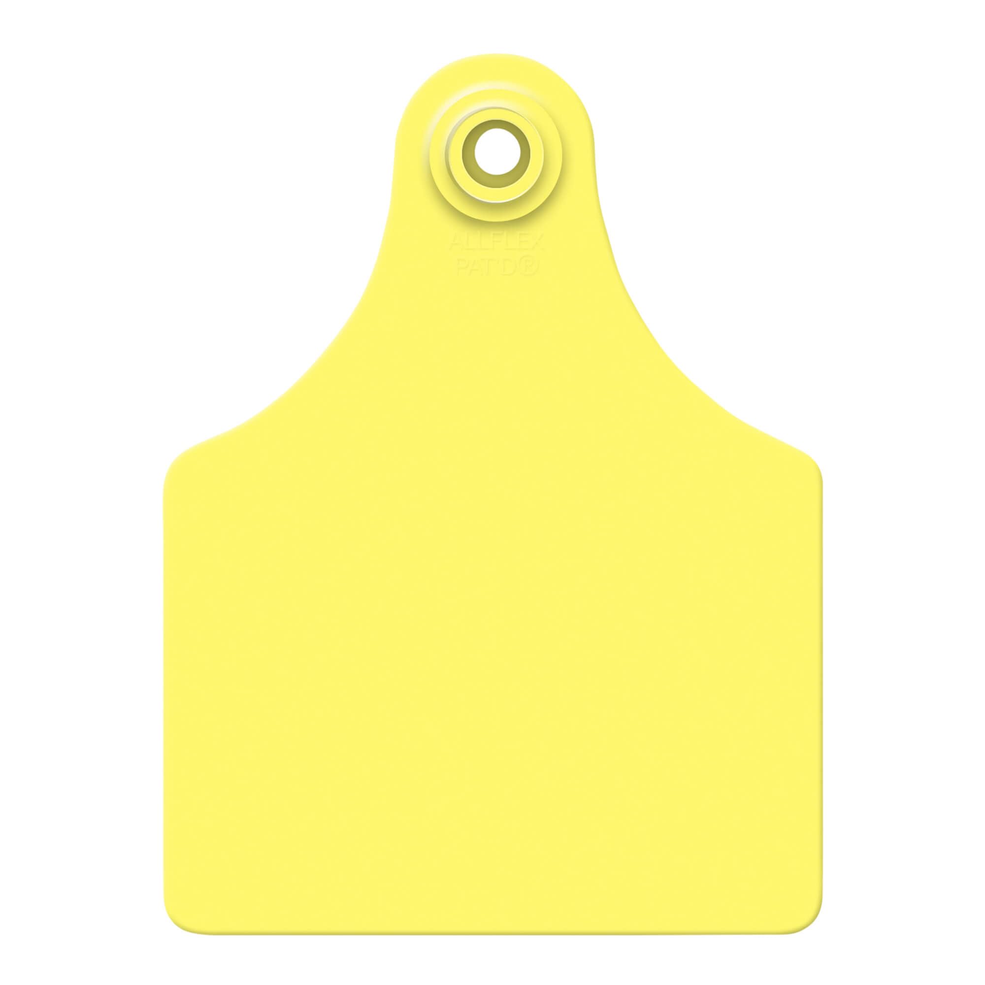 ALLFLEX USA GLF/GSMY 115451 Ear Tag, Blank, Yellow, Large