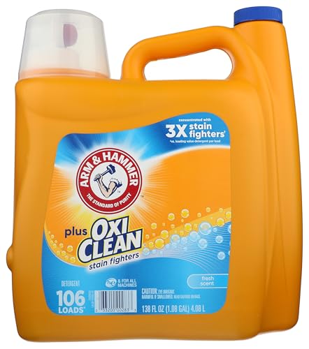 Image of Arm & Hammer, Liquid Detergent Oxi Clean Fresh Scent, 138 Fl Oz