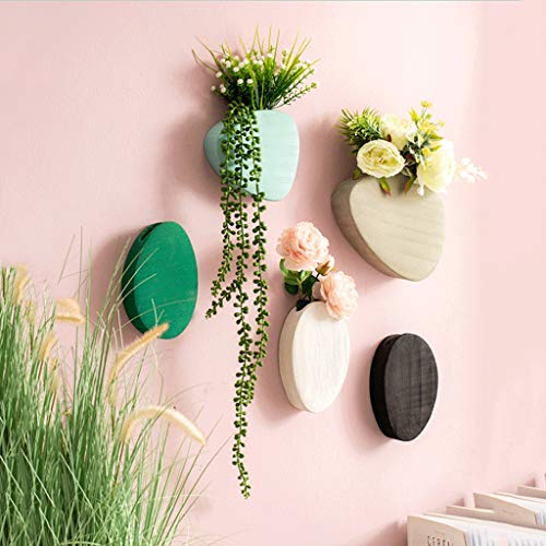 Céramique tenture pot de fleurs au design géométrique noir mat