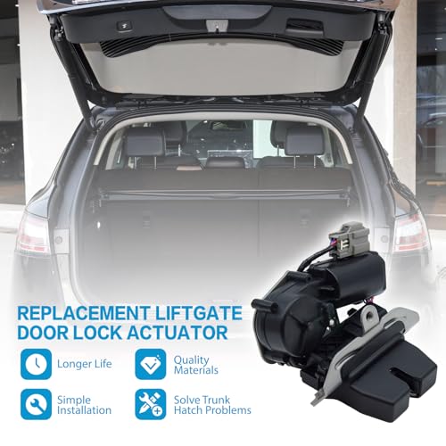 Image of FA1Z7443150B Liftgate Trunk Lock Actuator, Compatible with Ford Edge Escape Explorer Expedition Lincoln MKX Navigator 2015-2021 Rear Trunk Latch Motor Replaces# FA1Z-7443150-B DS7Z7443150B