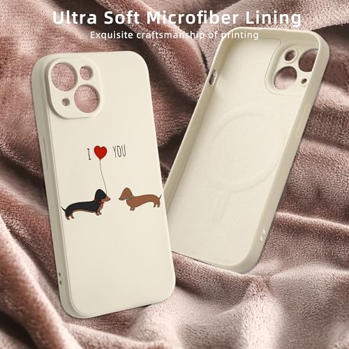 Coque iPhone 14 Pro Max silicone premium compatible MagSafe teckel