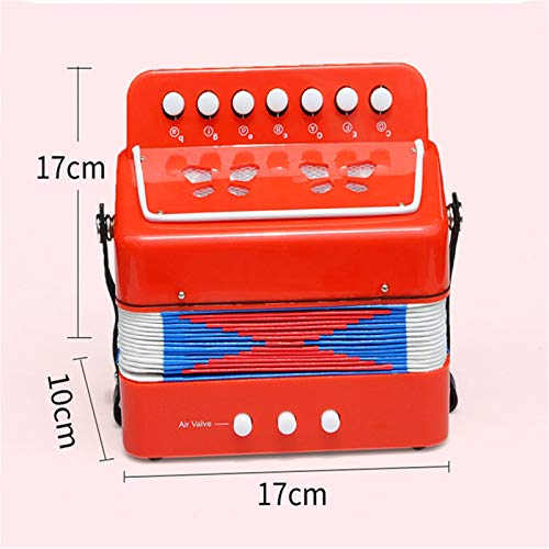 DXENXPG Kid's Accordeon 8 Bass 17 toetsen Kinderen Beginner Accordeon Muziekinstrument Kinderen Vroege Onderwijs… - Image 3