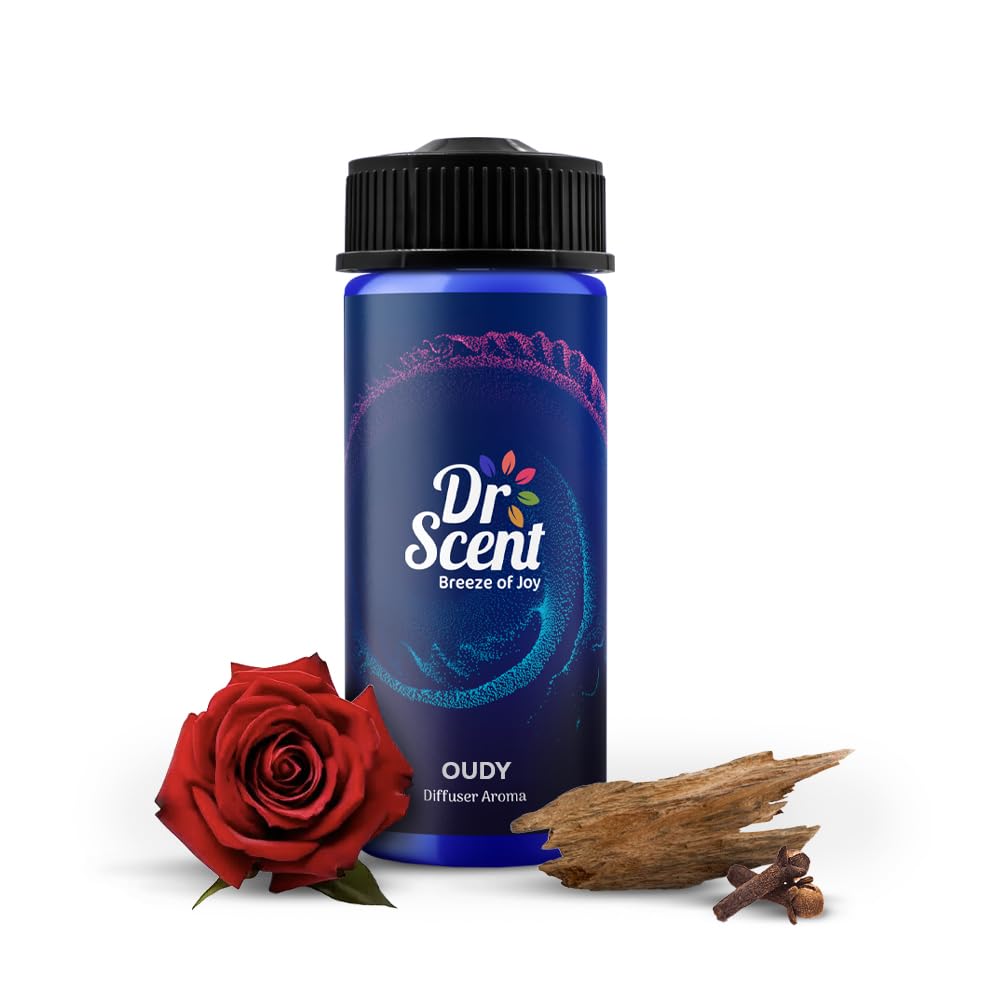 Dr Scent Diffuser Aroma Oudy, With Intense Notes of Rich Agarwood, Sweet Hearty Notes of Praline, Finishing with Strong Woody Hints of Clove (170ml)