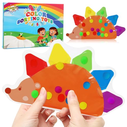 JoyLife Fidget Toys, Sensorik Spielzeug, Squeezable Farben Sortieren Spielzeuge, GelgefüLlte Sensorisches, Squeeze Spielzeuge Antistressspielzeug zum Quetschen und Kneten ADHS und Autismus Spielzeug