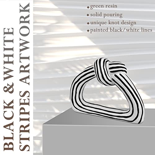 Fairybird White Home Decor Accents Knot Statue, Aesthetic Shelf Decor Accents For Living Room Accessories, Modern Coffee Table Decor, Abstract Sculptures Home Decorations For Bedroom Bookshelf #TOP1