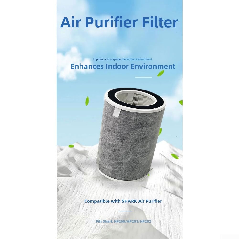 Filtro Ricambio Carboni Attivi per shark HP201 Anti Filtro Ricambio