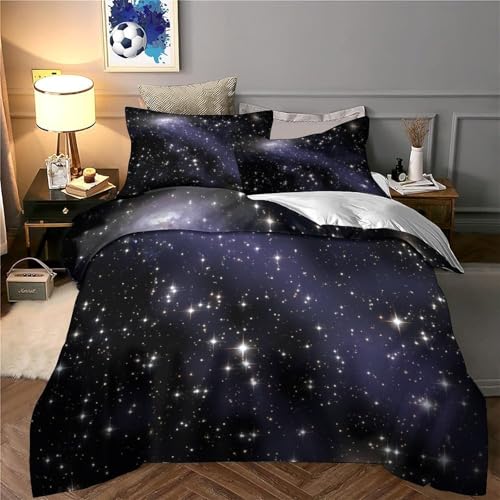 Housse de couette espace 3D pour la chambre d'un ado