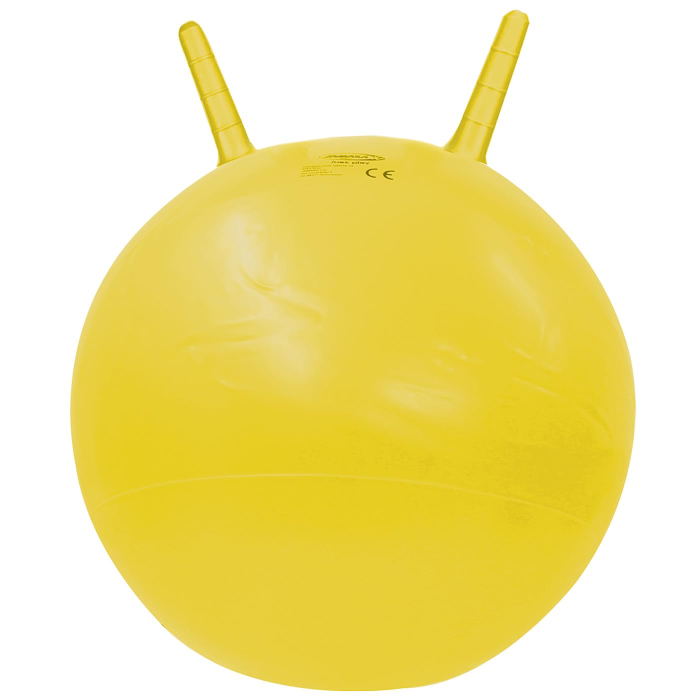 Jamara 460459 - Palla per saltare Eye giallo 550mm - Sviluppa equilibrio e capacitá motorie, Robusta, Resistente, Facile da riporre