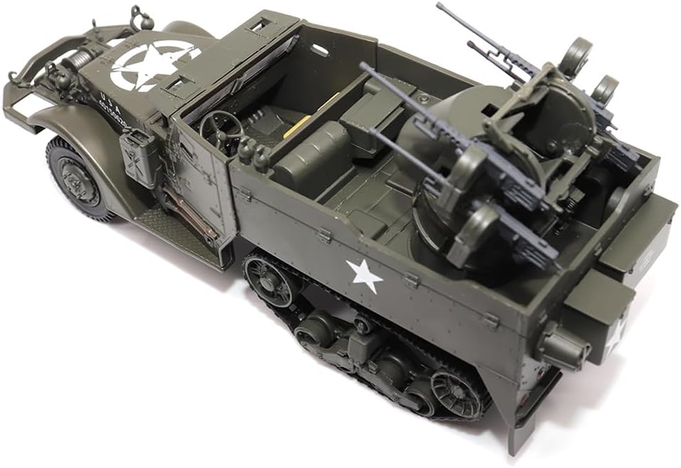 Motor city classics 1:43 Scale M16 Multiple Gun Motor Carriage - Militaria Diecast Model 23202-44
