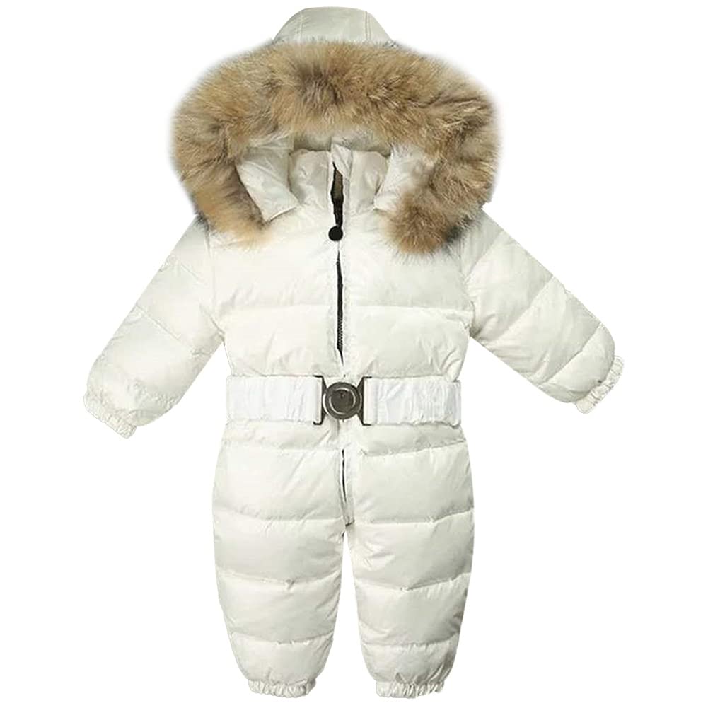 Baby Boy Jumpsuit Mädchen Skianzug mit Kapuze Einteiler Winter Schneeanzüge Halten Warm Outdoor