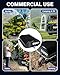 GUGY Portable 87 Gallon Water Bladder for Truck Bed & Carrier Cart Water Bob Bathtub Emergency Water Bladder for Outdoor RV & Car Camping Water Storage Bladder with Spigots and Overflow Kit-Black 330L