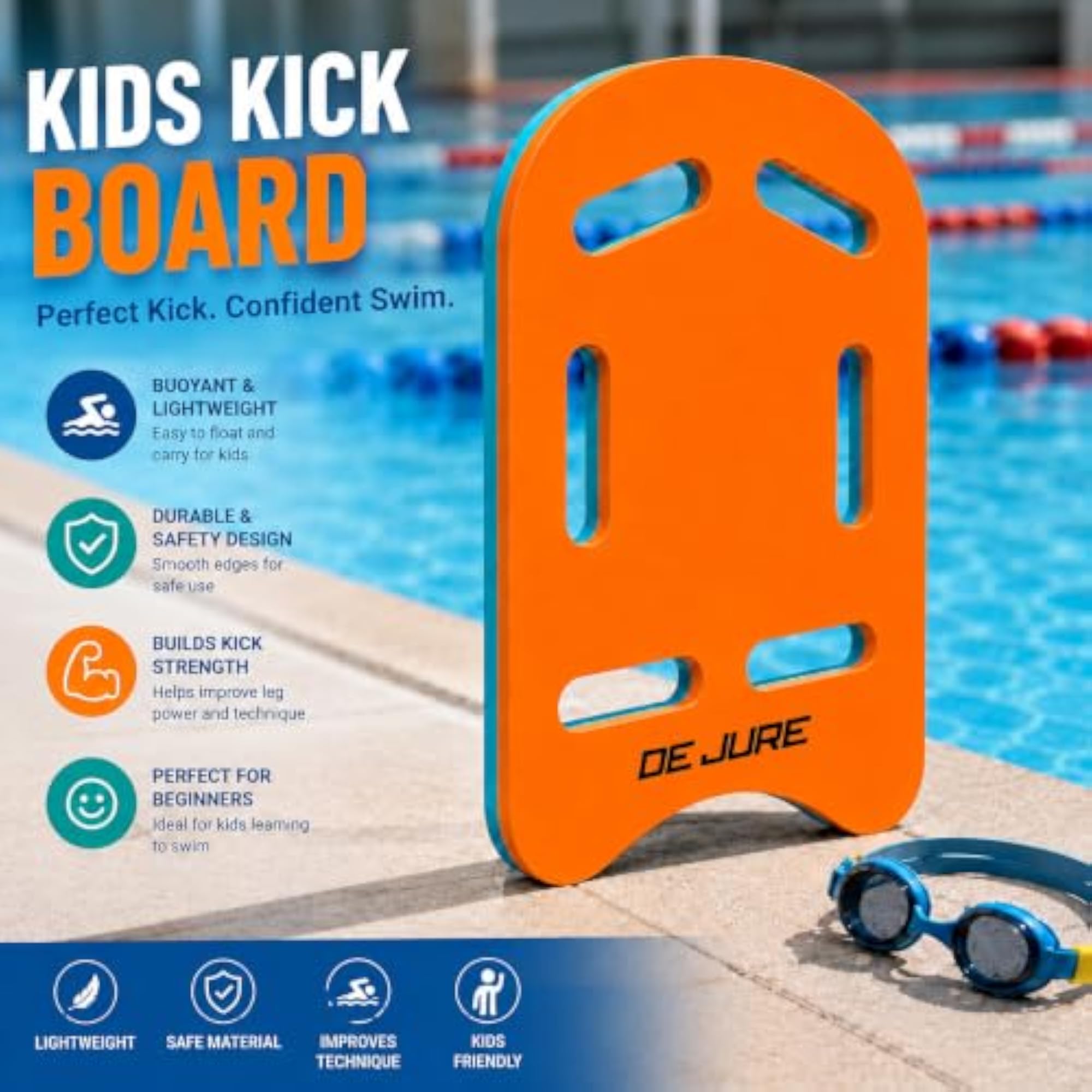 Swimming Kick Board for Adults & Kids