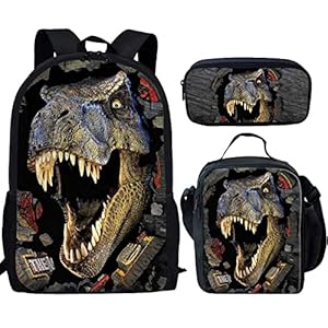 Showudesignsdinosaurbackpackforboyswithlunchboxgirlstrexbackpackdinobookbagbacktoschoolchildrenbookbagsetwithlunchbagpencilcaseschoolbag Urban Country Home Decor Showudesigns dinosaur backpack for boys with lunch box girls trex backpack dino bookbag back to school children book bag set with lunch bag pencil case schoolbag urban country home decor