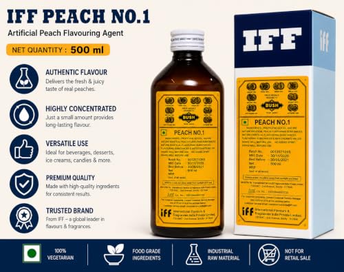 Image of IFF, Bush Peach NO. 1, An Natural Identical Flavouring Agent - 500 ML